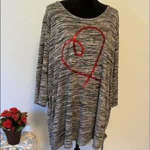 Catherines long sleeve top size 2X